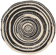 Safavieh Cape Cod 3'-0" x 3'-0" Rug in Black / Ivory