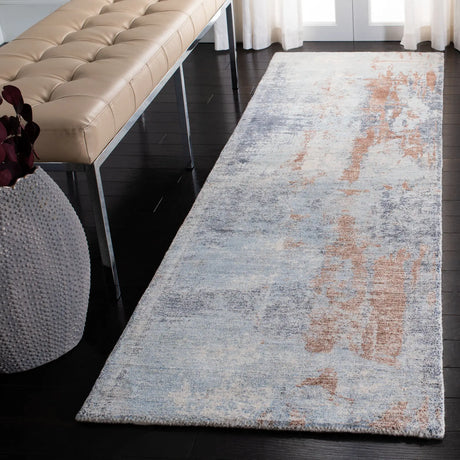 Safavieh Restoration Vintage 2'-3" x 8'-0" Rug in Blue / Brown