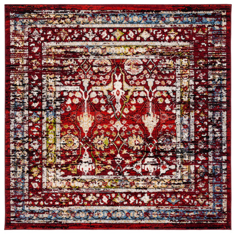 Safavieh Amsterdam 6'-7" x 6'-7" Rug in Red