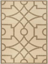Safavieh Martha Stewart 6'-7" x 9'-6" Rug in Beige / Dark Beig