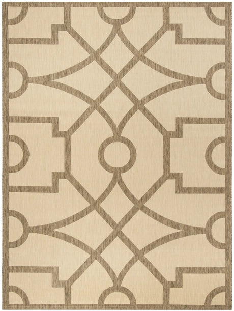 Safavieh Martha Stewart 6'-7" x 9'-6" Rug in Beige / Dark Beig