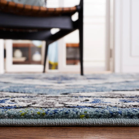 Safavieh Vintage Hamadan 4'-0" x 6'-0" Rug in Blue Green / Ivory