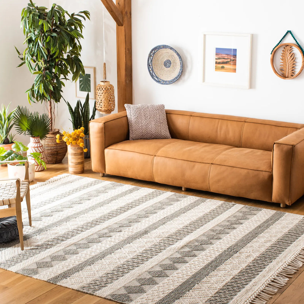 Safavieh Natura 6'-0" x 9'-0" Rug in Ivory / Grey