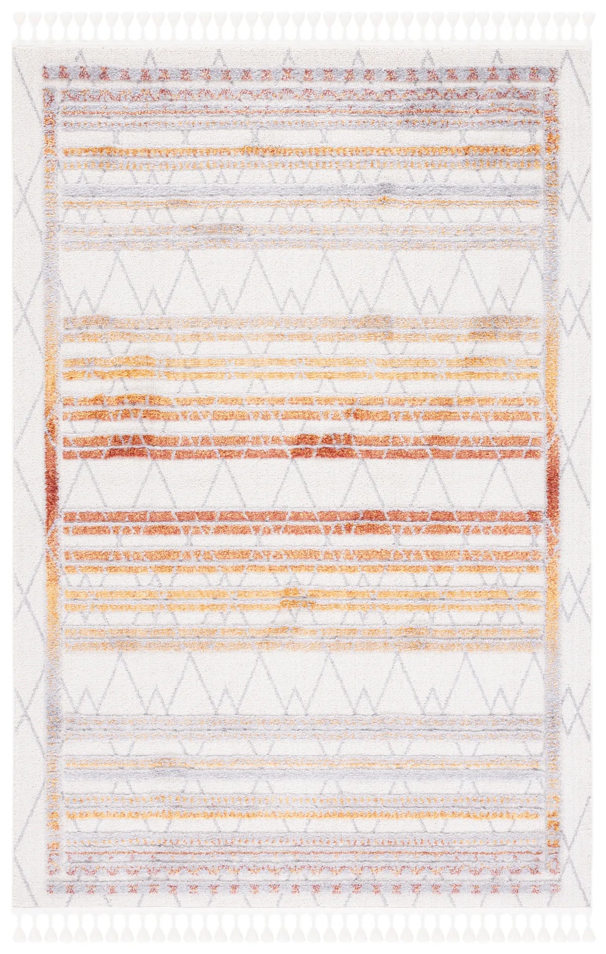 Safavieh Marrakesh 4'-0" x 6'-0" Rug in Grey / Multi