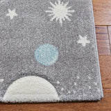 Safavieh Carousel Kids 100 4'-0" x 6'-0" Rug in Grey / Lavender