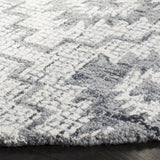 Safavieh Abstract 6'-0" x 6'-0" Rug in Ivory / Dark Grey