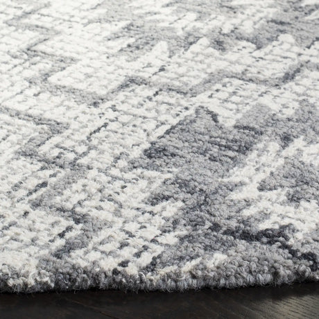 Safavieh Abstract 6'-0" x 6'-0" Rug in Ivory / Dark Grey