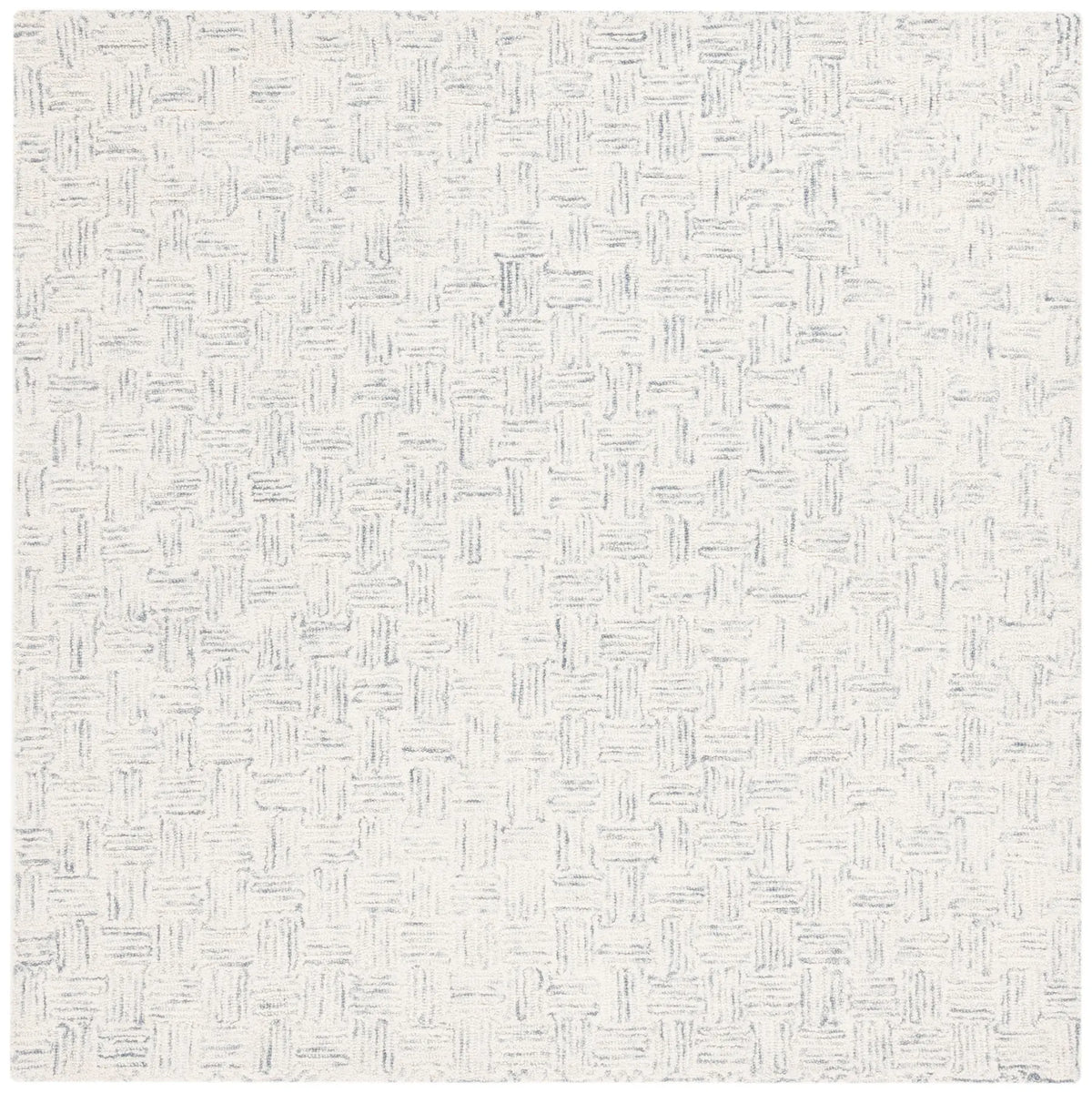 Safavieh Micro-Loop 5'-0" x 5'-0" Rug in Grey / Ivory