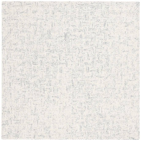 Safavieh Micro-Loop 5'-0" x 5'-0" Rug in Grey / Ivory