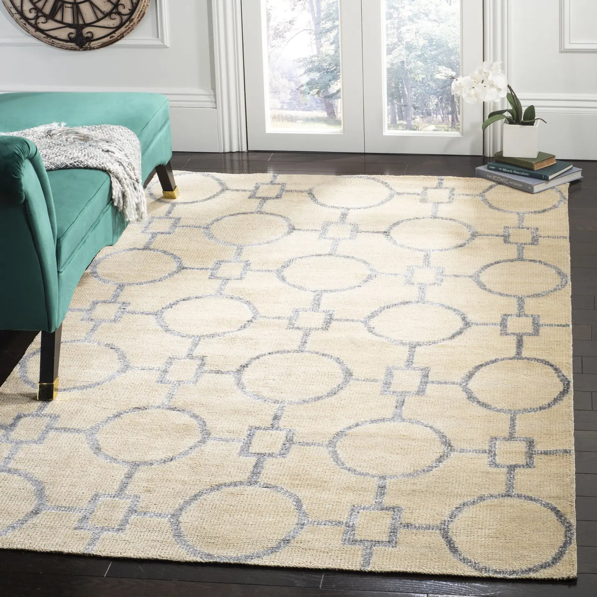 Safavieh Stone Wash 5'-0" x 8'-0" Rug in Beige