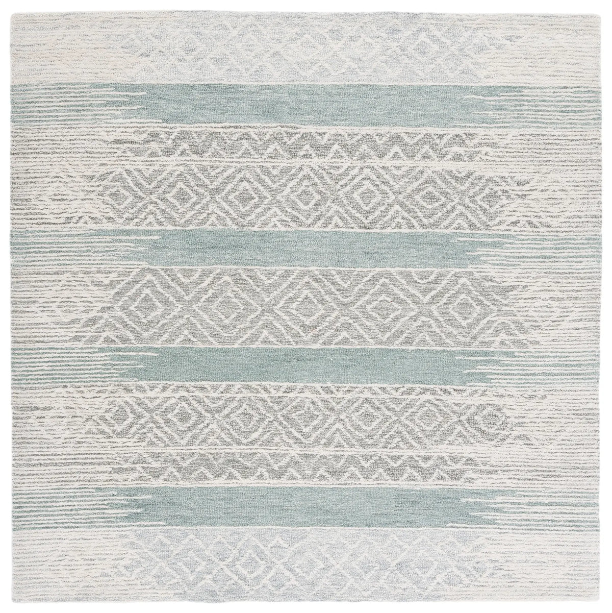 Safavieh Metro 6'-0" x 6'-0" Rug in Natural / Light Grey