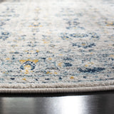 Safavieh Madison 6'-7" x 6'-7" Rug in Ivory / Navy