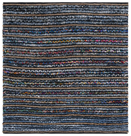 Safavieh Cape Cod 6'-0" x 6'-0" Rug in Natural / Blue