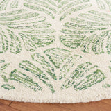 Safavieh Jardin 5'-0" x 5'-0" Rug in Ivory / Green