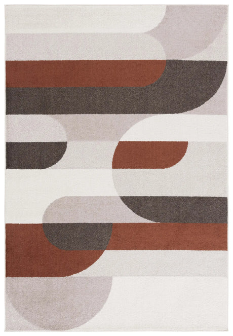 Safavieh Adirondack 4'-0" x 6'-0" Rug in Beige / Rust