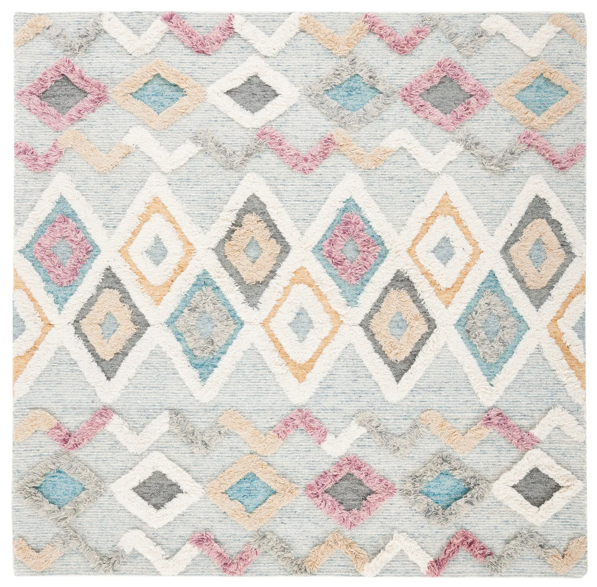 Safavieh Kenya 7'-0" x 7'-0" Rug in Grey / Ivory
