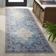 Safavieh Tucson 2'-6" x 8'-0" Rug in Aqua / Light Blue