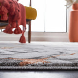 Safavieh Craft 4'-0" x 6'-0" Rug in Grey / Orange