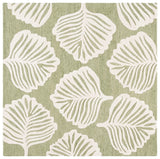 Safavieh Blossom 6'-0" x 6'-0" Rug in Ivory / Green
