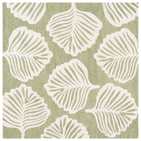 Safavieh Blossom 6'-0" x 6'-0" Rug in Ivory / Green