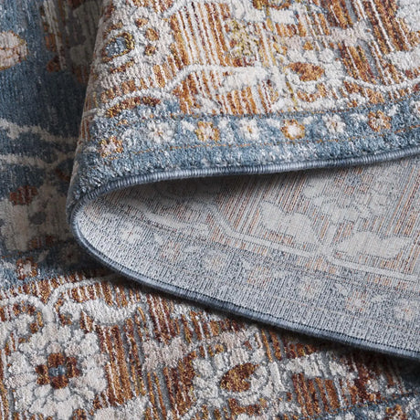 Safavieh Heirloom 700 4'-0" x 6'-0" Rug in Blue / Rust