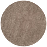 Safavieh Shag 4'-0" x 4'-0" Rug in Taupe