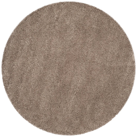 Safavieh Shag 4'-0" x 4'-0" Rug in Taupe