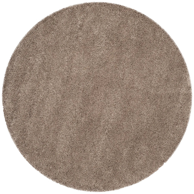 Safavieh Shag 4'-0" x 4'-0" Rug in Taupe