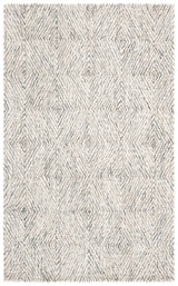 Safavieh Ebony 3'-0" x 5'-0" Rug in Navy / Ivory