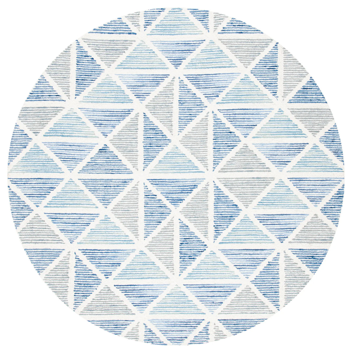 Safavieh Abstract 6'-0" x 6'-0" Rug in Ivory / Blue