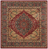 Safavieh Mahal 6'-7" x 6'-7" Rug in Navy / Red