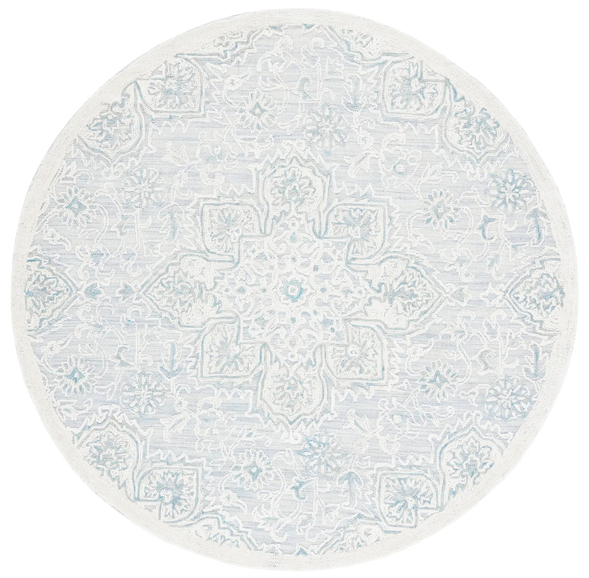 Safavieh Abstract 6'-0" x 6'-0" Rug in Grey / Beige