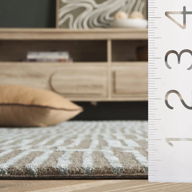 Safavieh Soho 4'-0" x 6'-0" Rug in Green / Brown