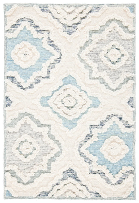 Safavieh Metro 3'-0" x 5'-0" Rug in Ivory / Light Blue