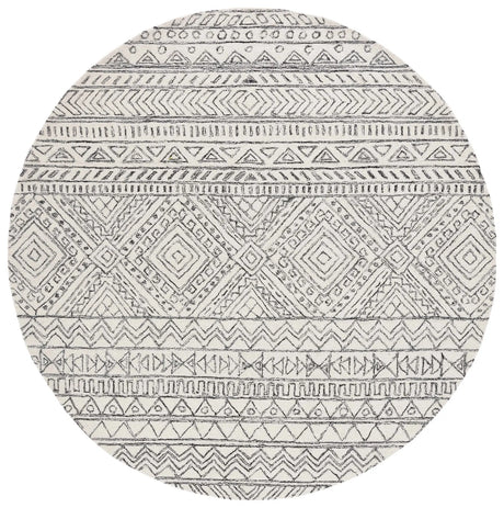 Safavieh Aspen 5'-0" x 5'-0" Rug in Ivory / Black