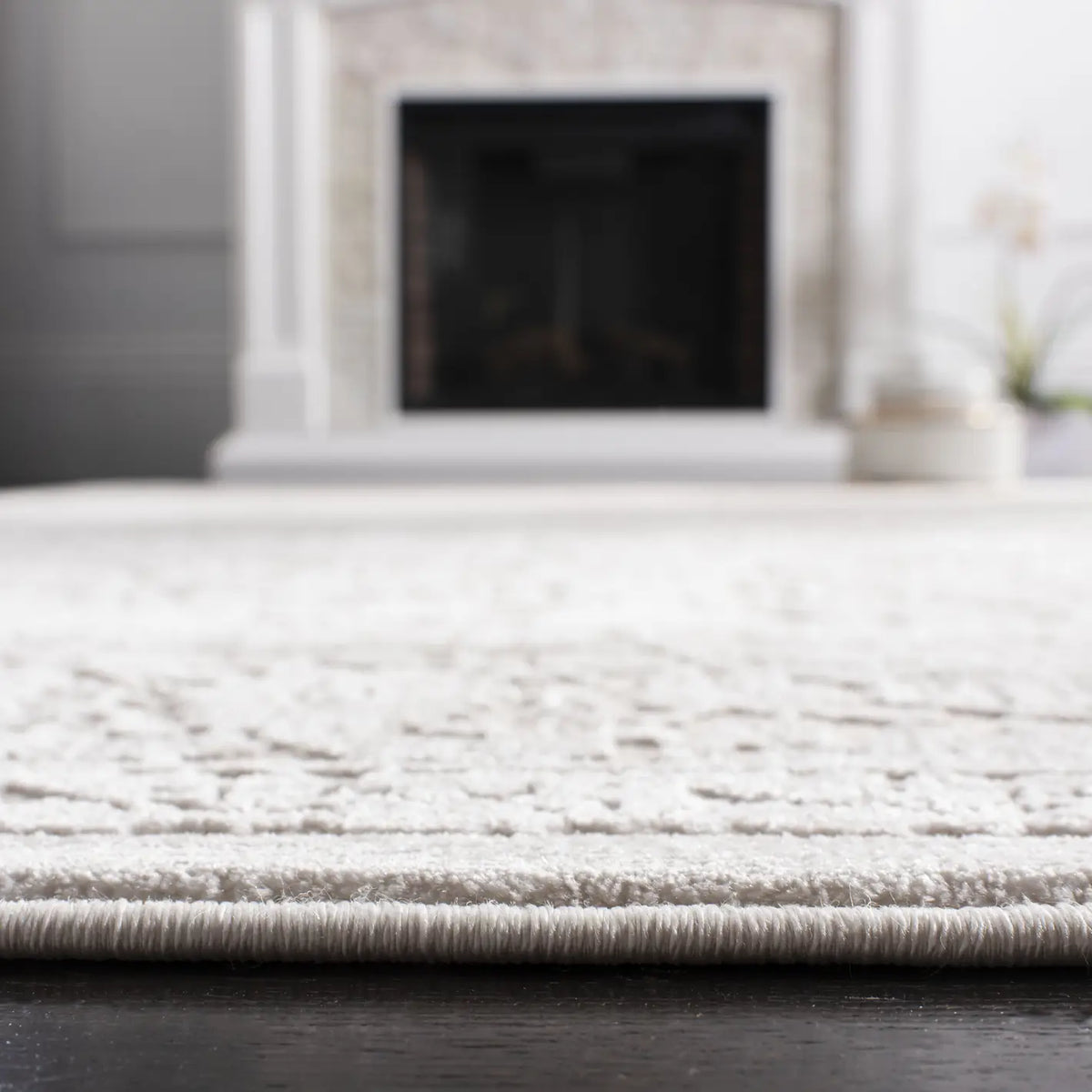 Safavieh Reflection 4'-0" x 6'-0" Rug in Creme / Ivory