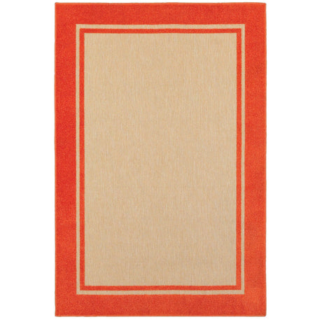 Oriental Weavers Sphinx Cayman 5594Q Sand / Orange Rugs - main flat