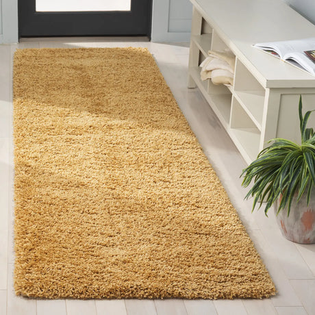 Safavieh Hudson Shag 2'-3" x 10'-0" Rug in Gold