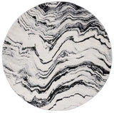 Safavieh Tulum 6'-7" x 6'-7" Rug in Ivory / Black