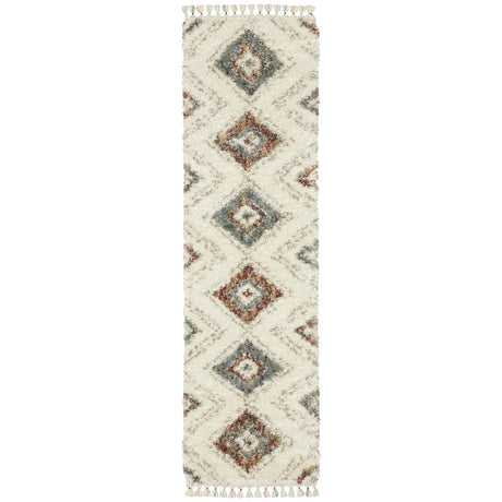 Oriental Weavers Sphinx Axis Ax07A Ivory/ Multi Rug - runner