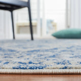 Safavieh Brentwood 4'-0" x 6'-0" Rug in Blue / Ivory