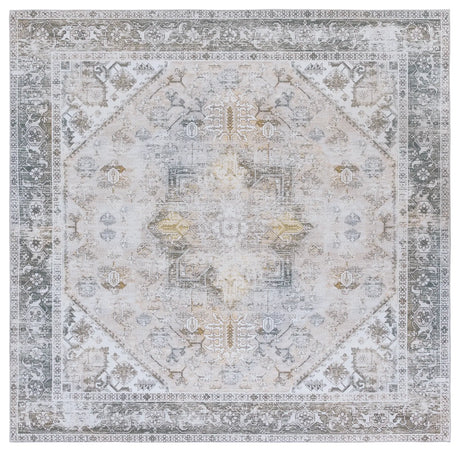 Safavieh Tucson 5'-0" x 5'-0" Rug in Beige / Grey