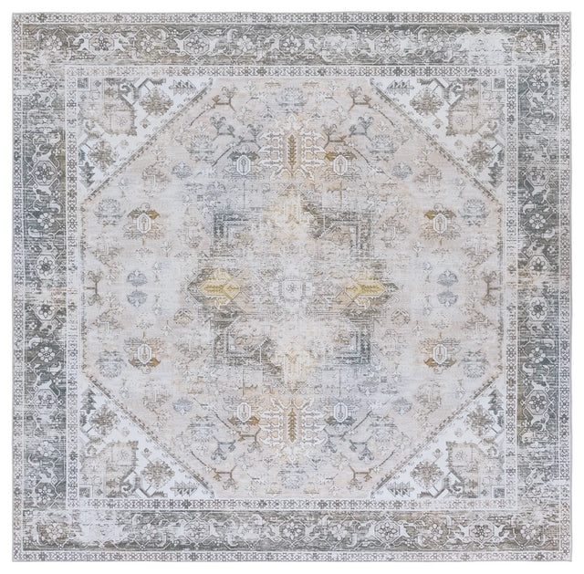 Safavieh Tucson 5'-0" x 5'-0" Rug in Beige / Grey