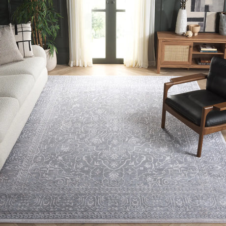 Safavieh Reflection 10'-0" x 14'-0" Rug in Light Grey / Cream