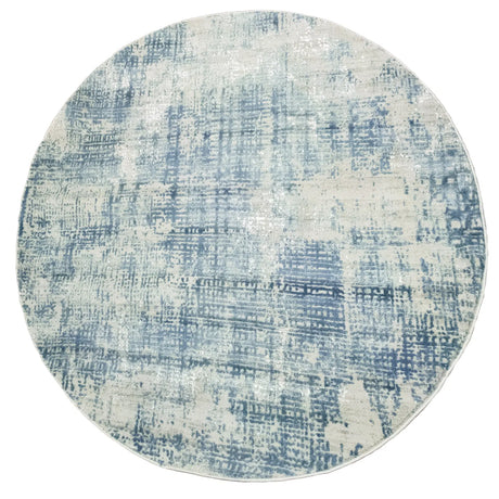 Dynamic Rugs Quartz 27035 Blue Rugs - Round
