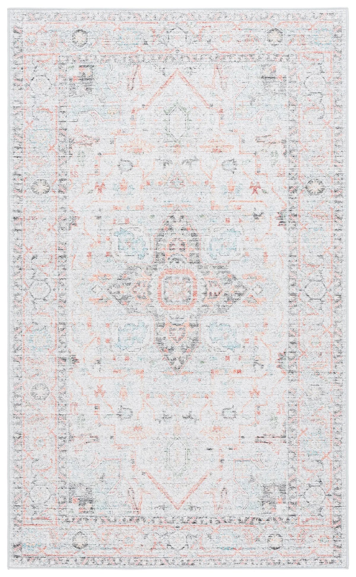 Safavieh Tucson 3'-0" x 5'-0" Rug in Light Grey / Light Green
