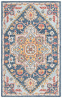 Safavieh Metro 4'-0" x 6'-0" Rug in Navy / Beige