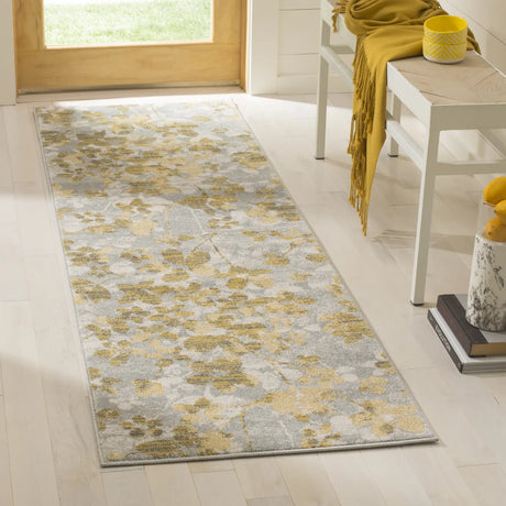 Safavieh Evoke 2'-2" x 11'-0" Rug in Grey / Gold