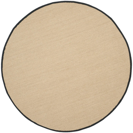 Safavieh Natural Fiber 6'-0" x 6'-0" Rug in Maize / Black