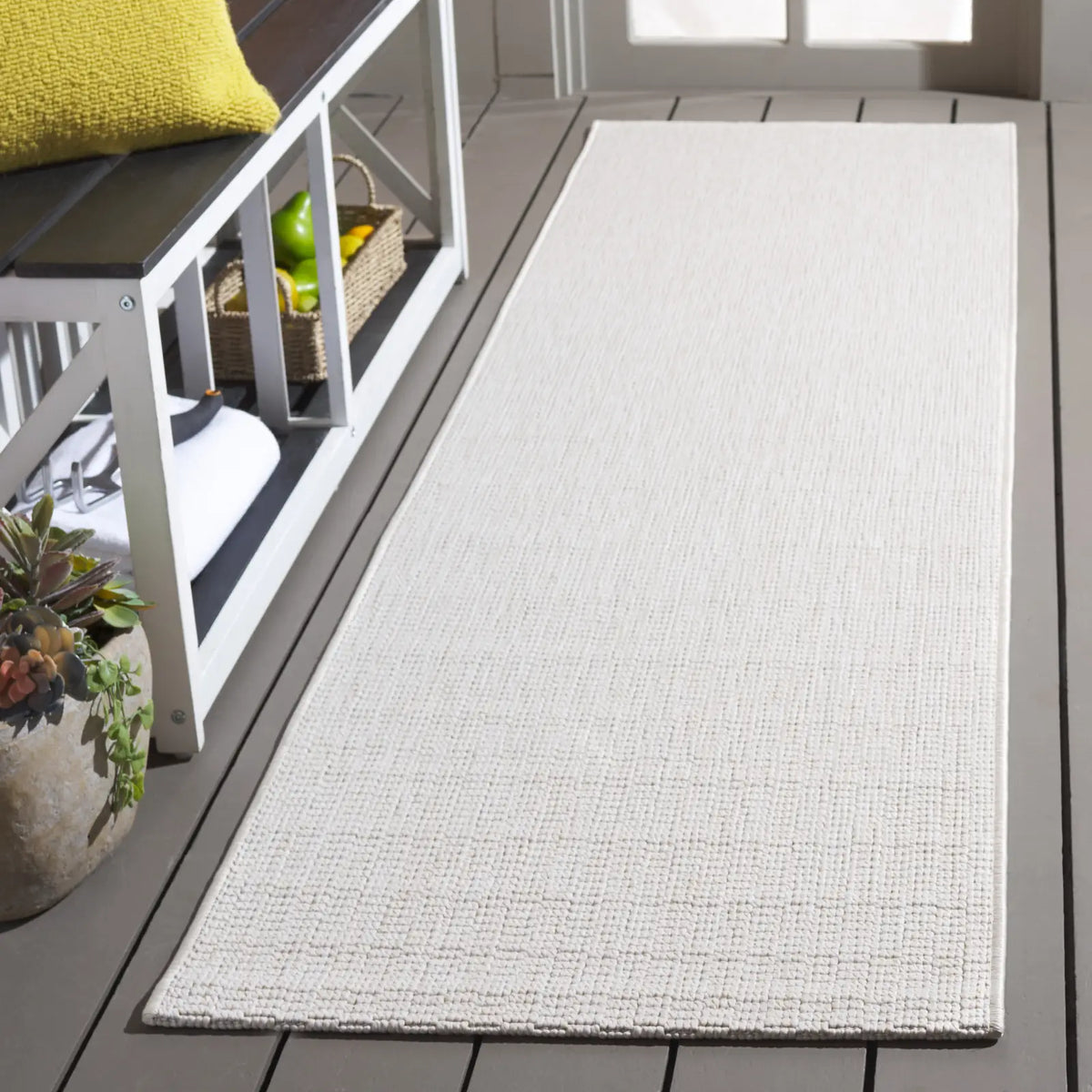 Safavieh Sisal All-Weather 2'-2" x 8'-0" Rug in Ivory